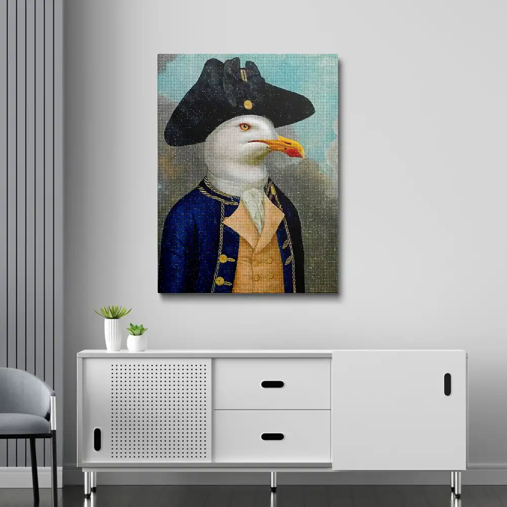 Captain Seagull diamond painting