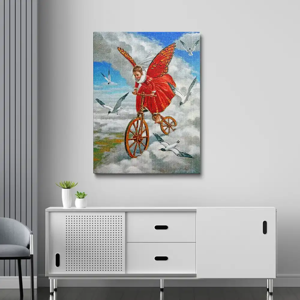 Butterfly girl diamond painting
