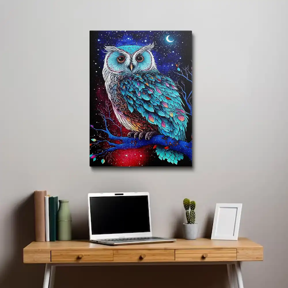 Two owls diamond painting