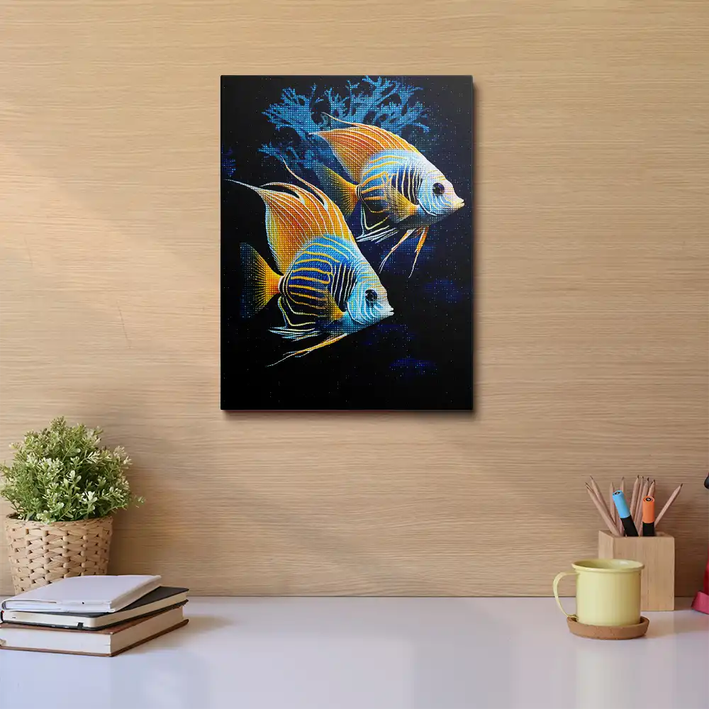 Aquarium goldfish diamond painting