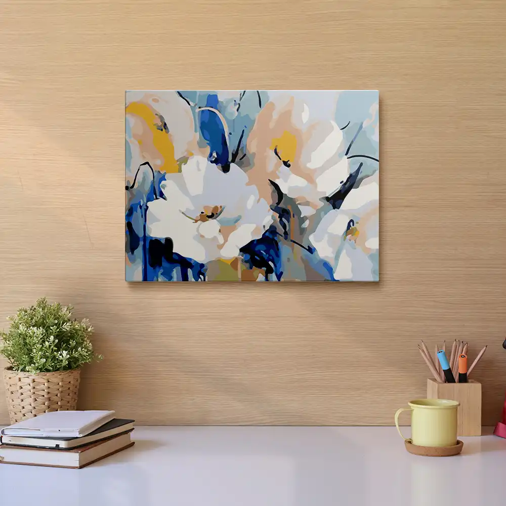 Abstract Flower diamond painting