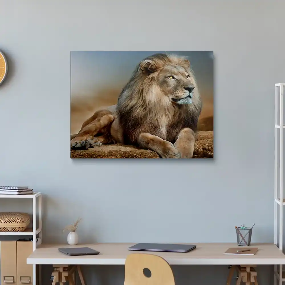 Fantastic lion diamond painting