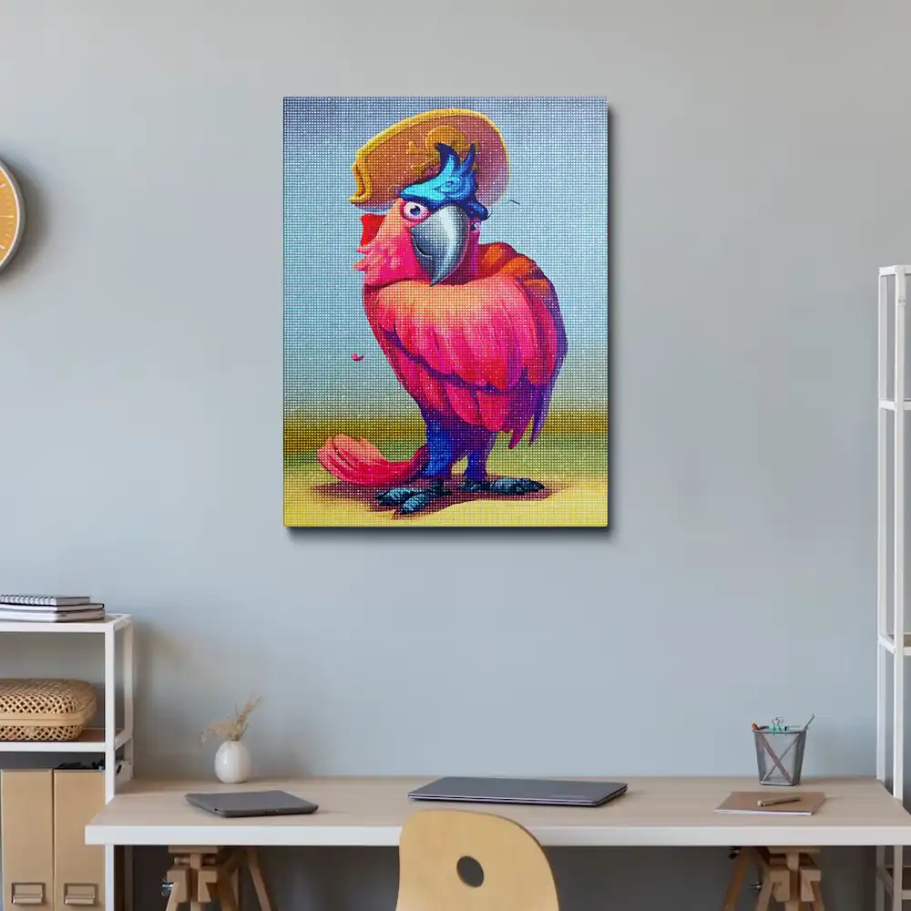 Pirate Macaw diamond painting