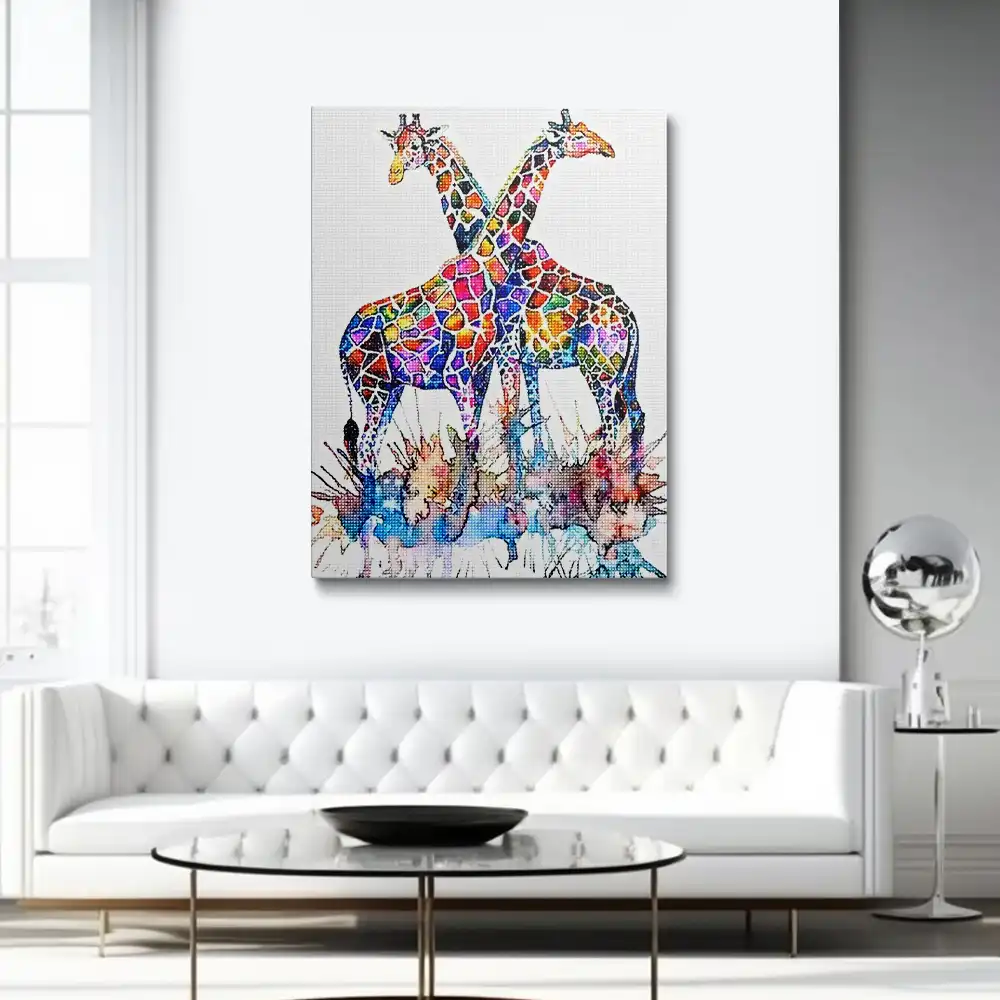 Giraffe art