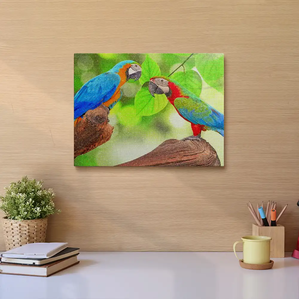 Parrot Birds Diamond Painting Painting | Diamond Painting Kits