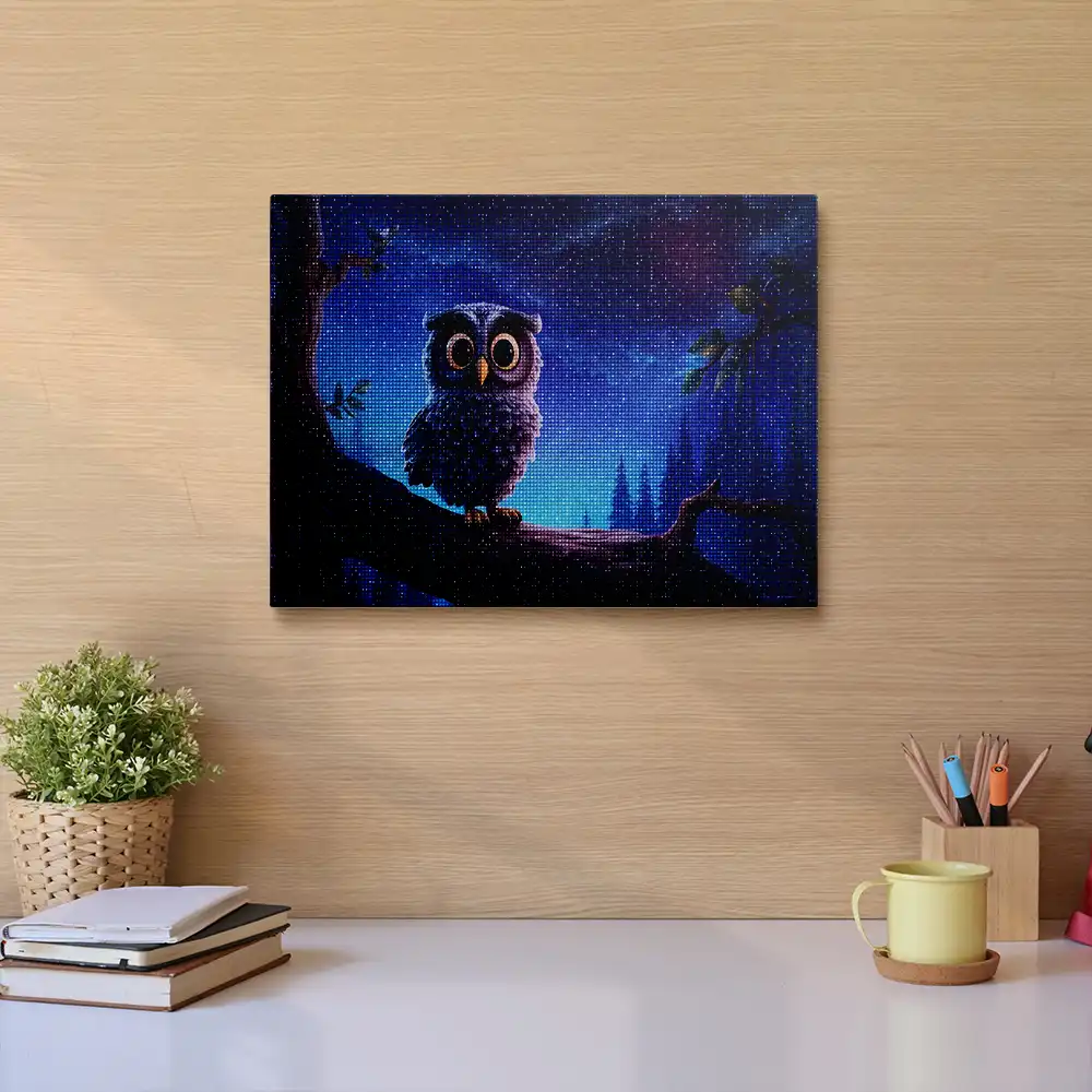 3 Owl diamond painting