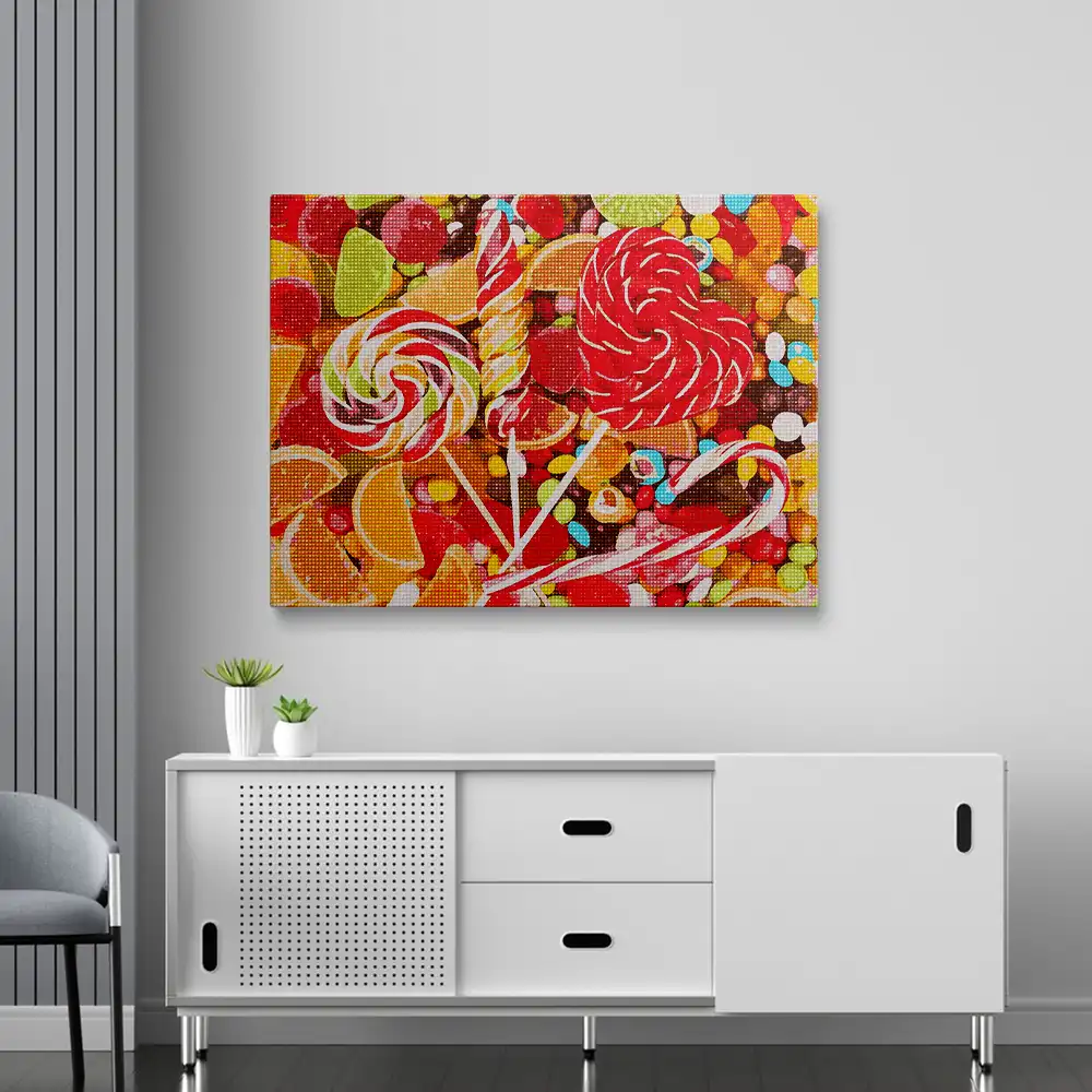 Candy and fruit diamond painting