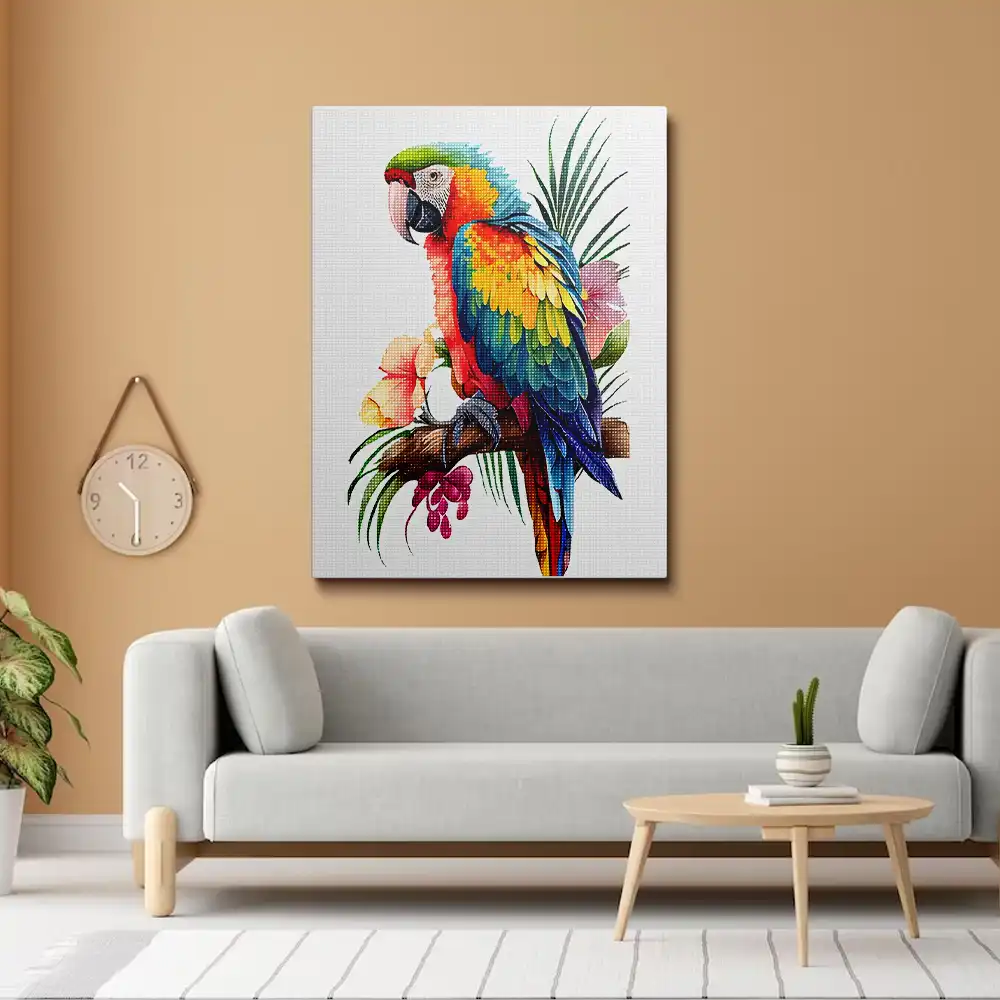 Parrot type diamond painting
