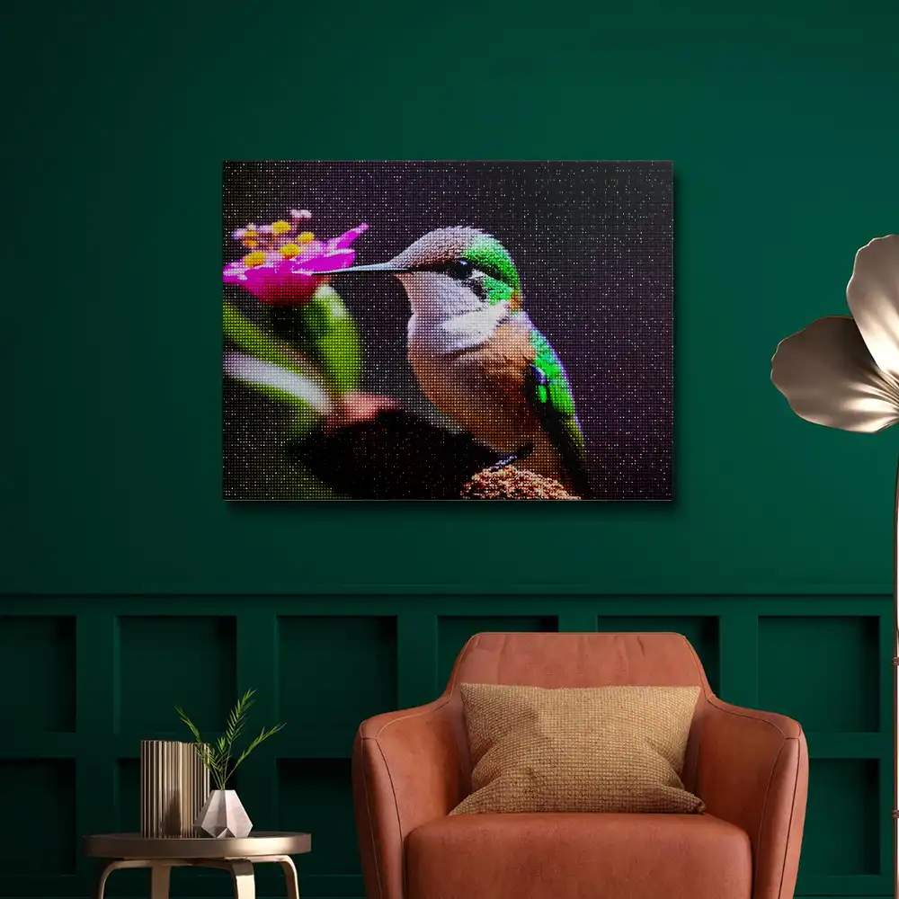 Adorable Hummingbirds diamond painting