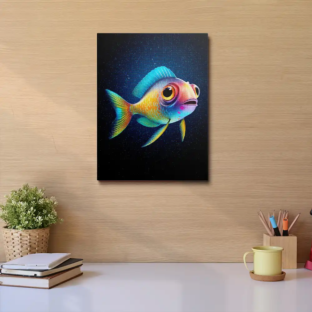 Rainbow trout diamond painting