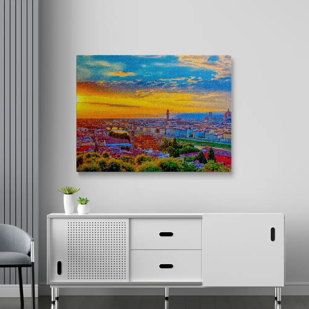 3 Piazzale michelangelo florence diamond painting