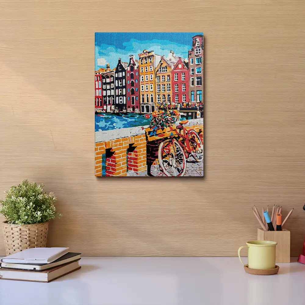 3 Old City diamond painting