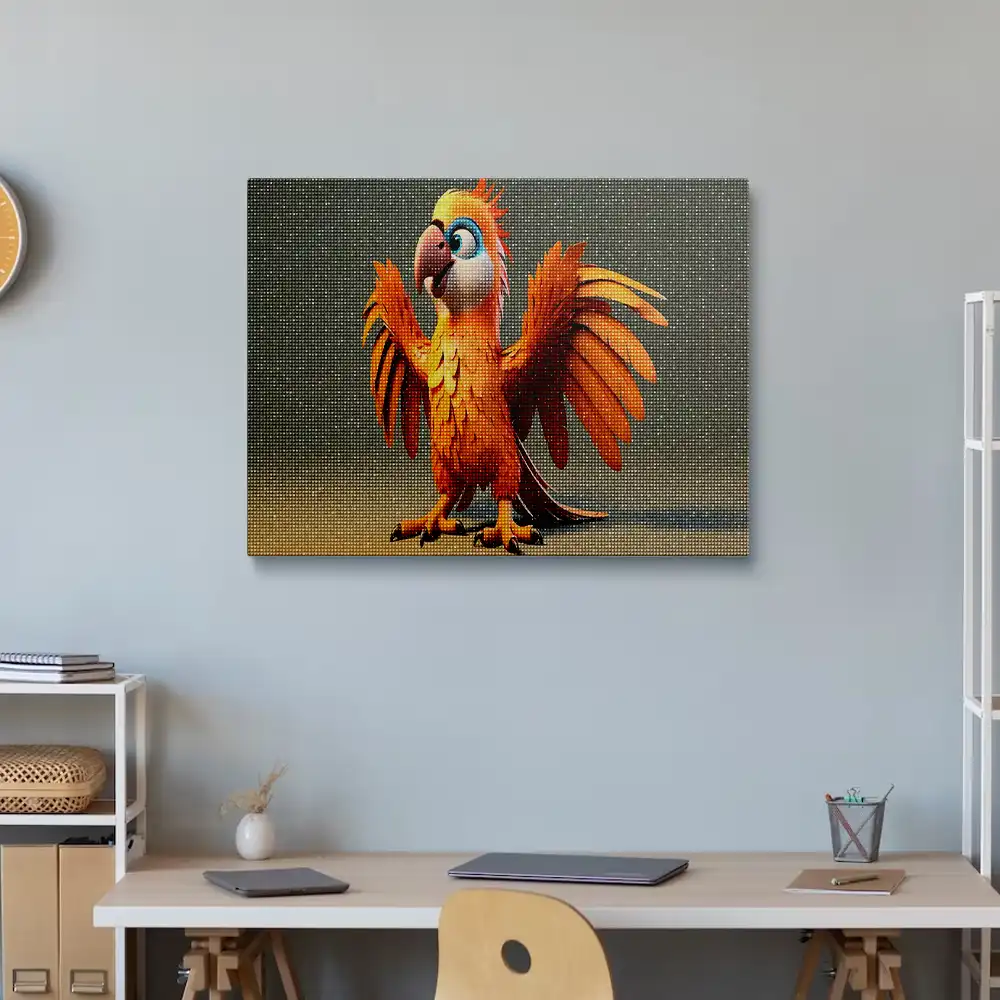 Fantastic Parrot diamond painting