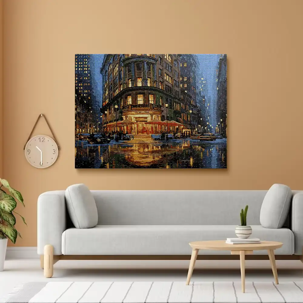 3 New York Delmonico's House diamond painting