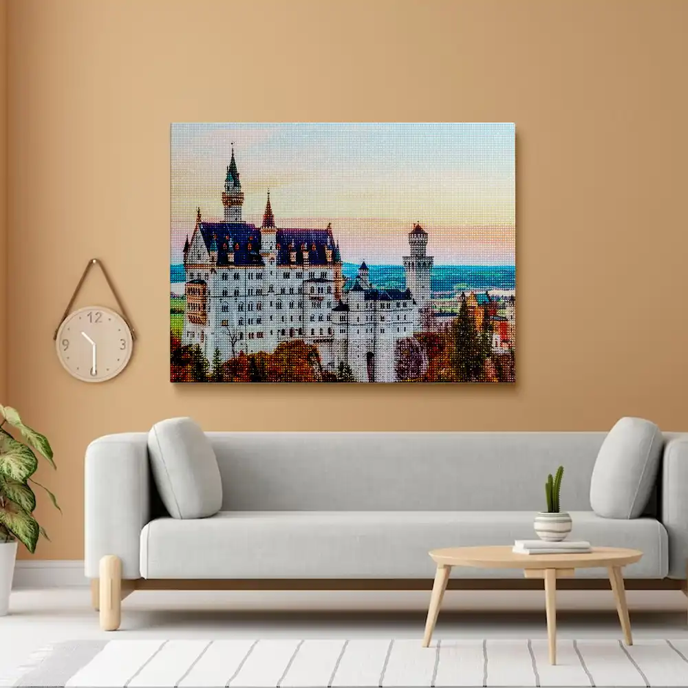 Neuschwanstein Castle Diamond Painting Painting | Diamond Painting Kits