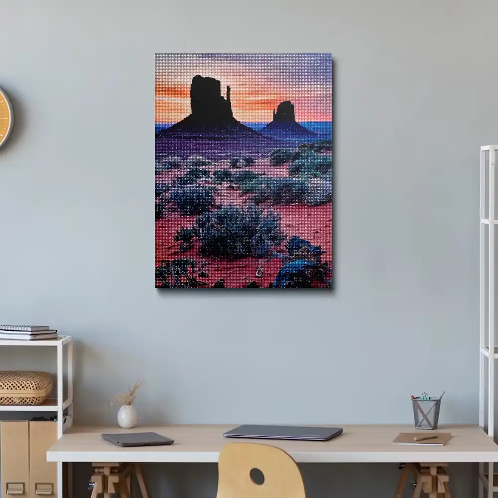 Monument Valley Desert Diamond Painting Painting | Diamond Painting Kits