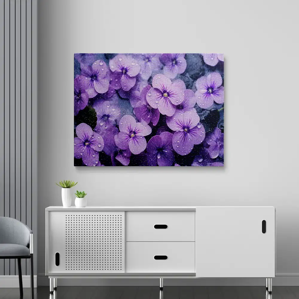 Lavender flower diamond painting