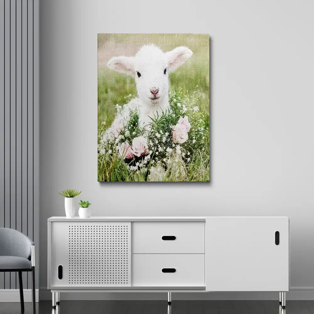 Lamb Diamond Painting Painting | Diamond Painting Kits