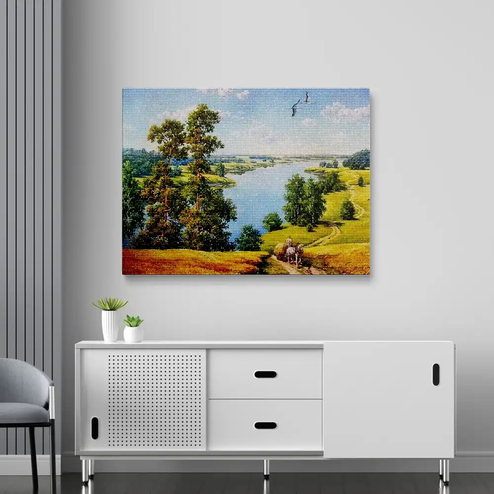 3 Peaceful Village diamond painting