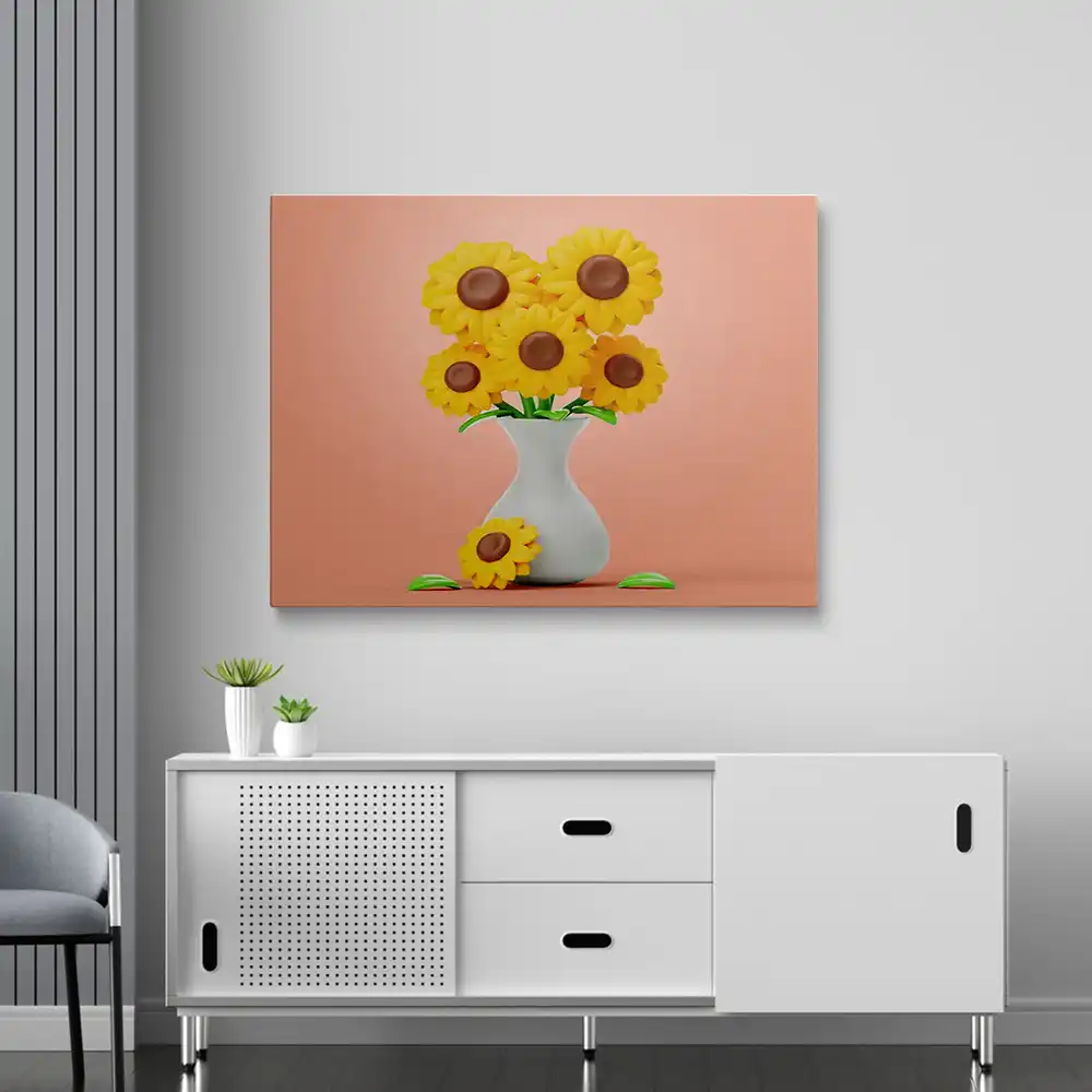 Sunflowers in a Vase diamond painting