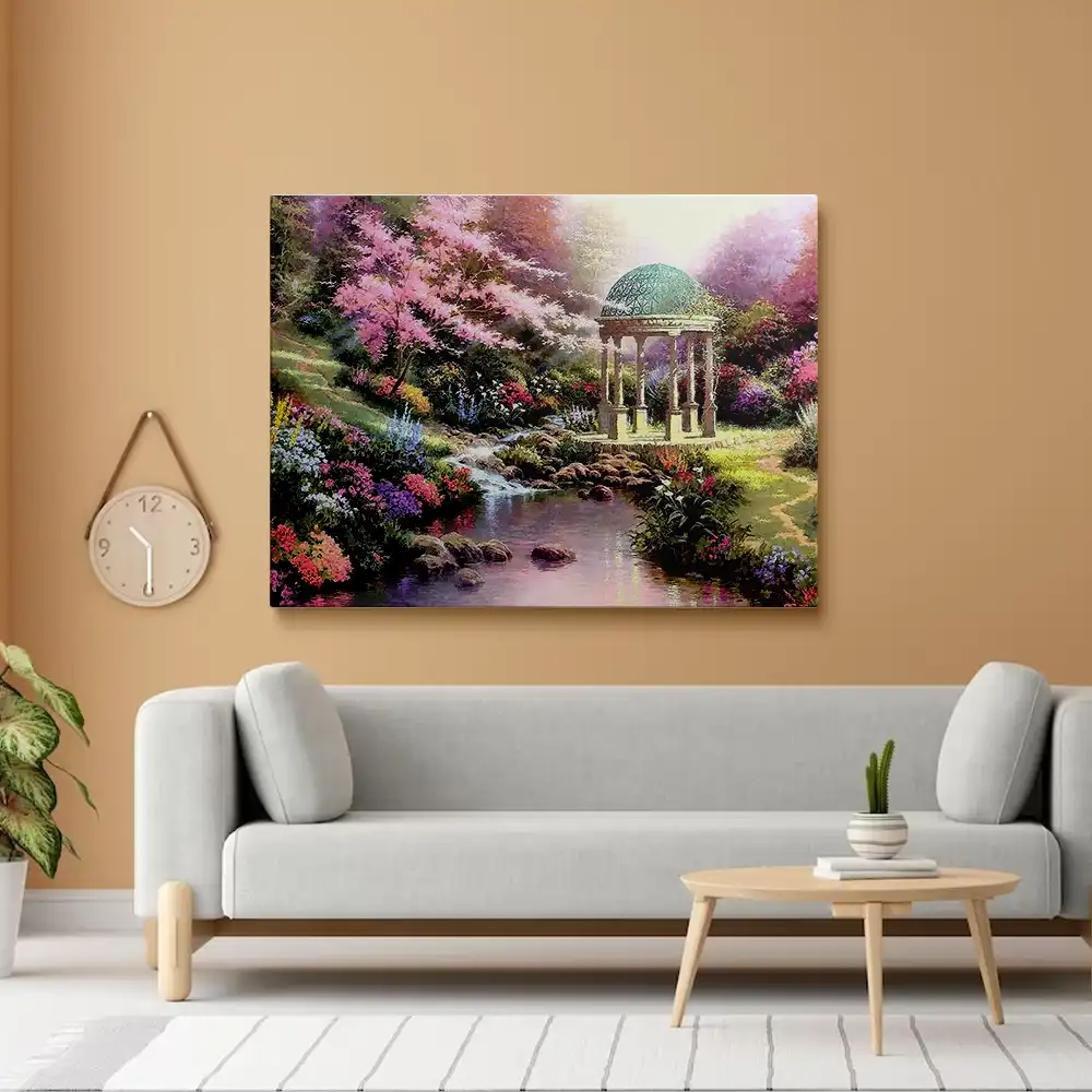 Romantic Pavilion diamond painting