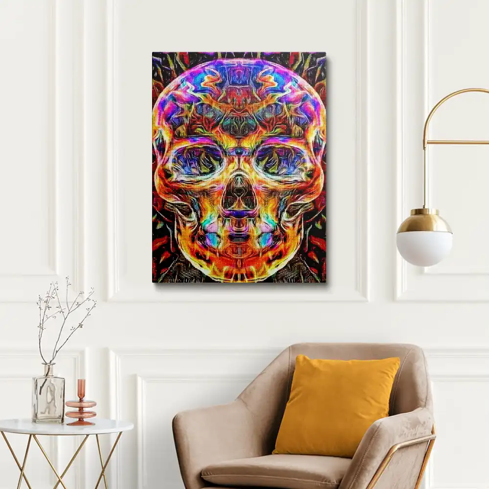 Psy Skull Diamond Painting