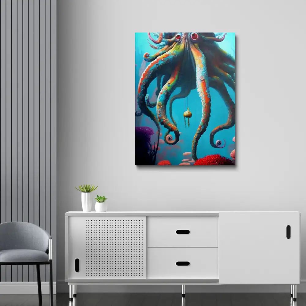 Giant Octopus Diamond Painting Painting | Diamond Painting Kits