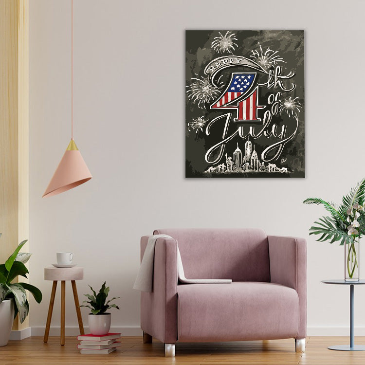 4th of july animation diamond painting