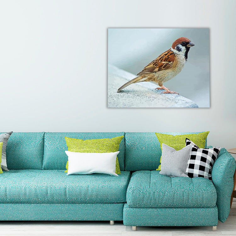 Aesthetic Sparrow Bird Diamond Painting Painting | Diamond Painting Kits