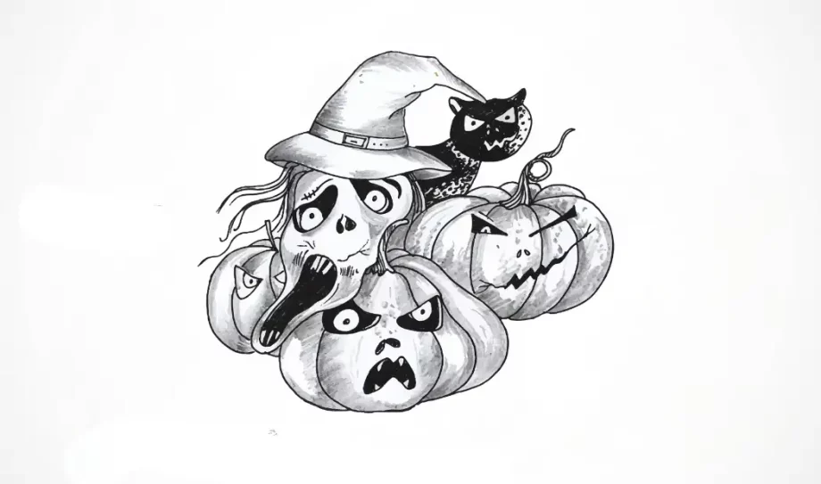 halloween pictures to draw