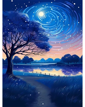 A dreamy starry night