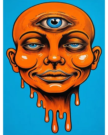 Abstract Humanoid Face