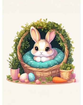 Adorable Cartoon Bunny