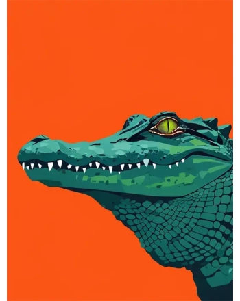 Alligator painting