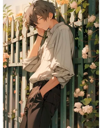 Beautiful anime character