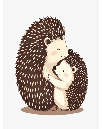 Cartoon Hedgehogs