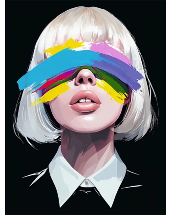 Colorful Abstract Blindfolded