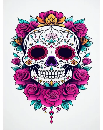 Colorful Skull