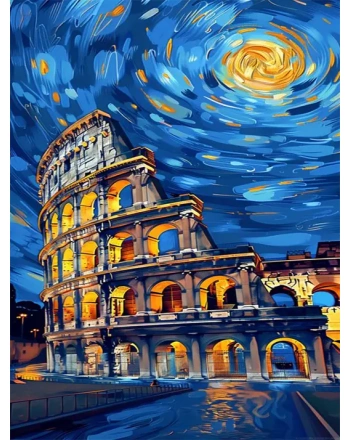 Colosseum Starry Night