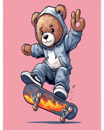 Cool Cartoon Teddy Bear