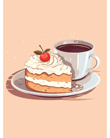 Cup of hot coffee