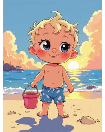 Cute baby boy