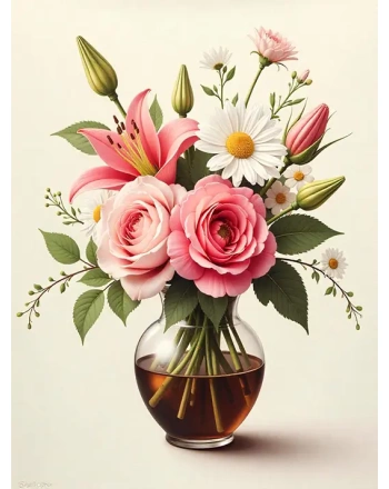 Delicate Flowers Painting