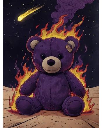 Dramatic Plush Teddy Bear