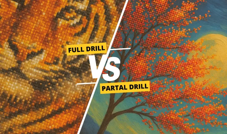 what does full drill mean in diamond art