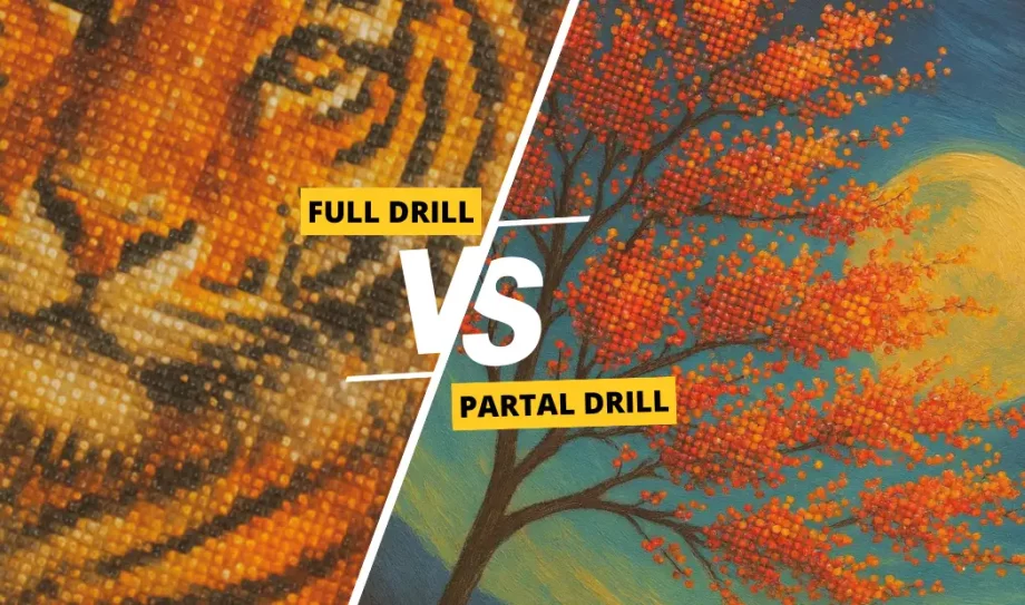 What does full drill mean in diamond art
