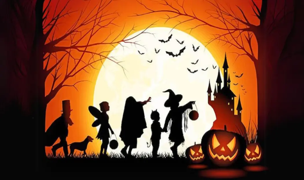 8 Halloween paintings: How to paint a halloween scene?