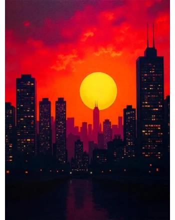 Fiery Sunset