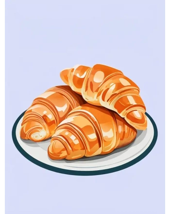 Freshly Baked Croissants