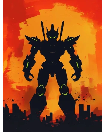 Futuristic Robotic Figure